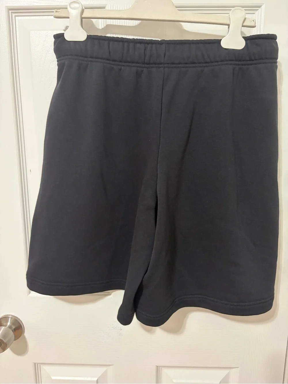ATHLETA Heavyweight Terry Bermuda Black Drawstring Short Pockets Mid Rise 2026 S